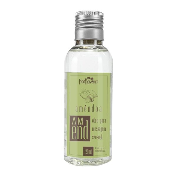 Óleo Para Massagem Sensual De Amêndoa 120ml - Hot Flowers