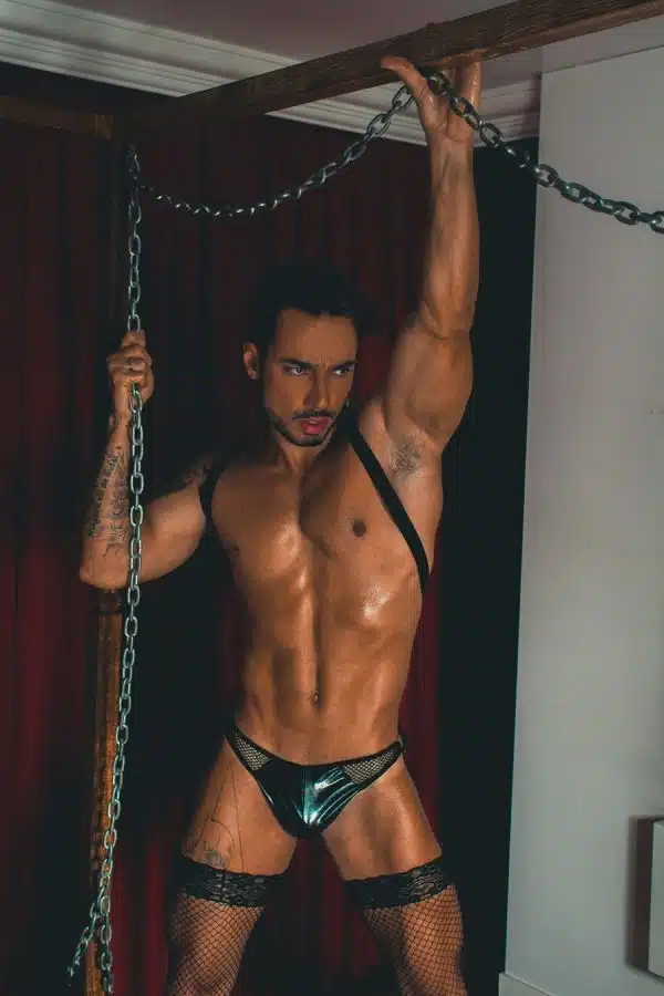 Fantasia masculina gladiador – Garota veneno - Imagem 2
