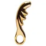 Massageador de próstata metalizado na cor Dourado less hard - Imagem 2