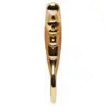 Massageador de próstata metalizado na cor Dourado less hard - Imagem 3
