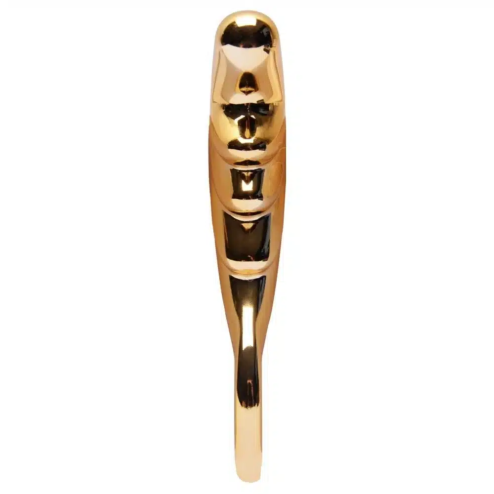 Massageador de próstata metalizado na cor Dourado less hard  Imagem 3