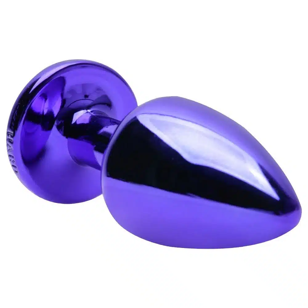 Plug anal de metal tamanho G lilás linha signos hard  Imagem 7