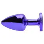Plug anal de metal tamanho G lilás linha signos hard - Imagem 4