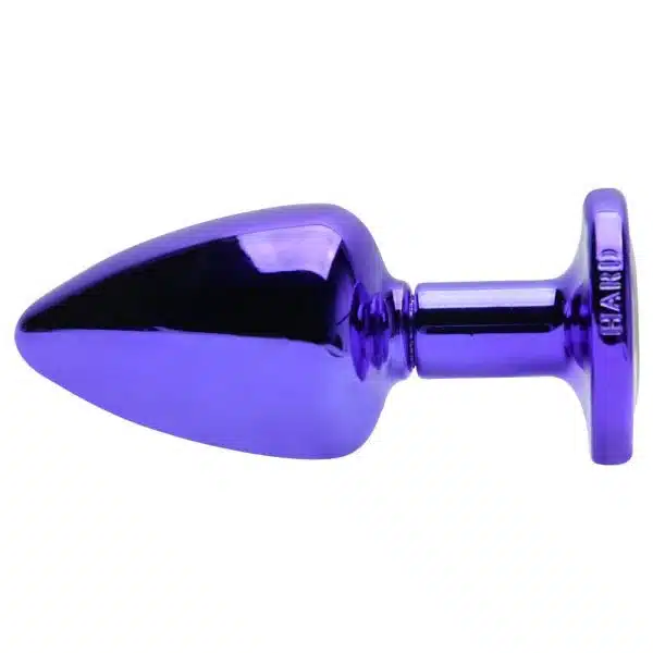 Plug anal de metal tamanho G lilás linha signos hard - Imagem 4