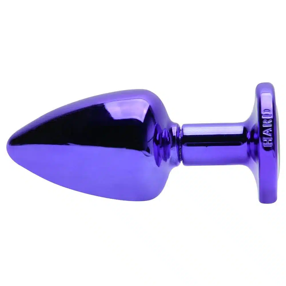 Plug anal de metal tamanho G lilás linha signos hard  Imagem 4