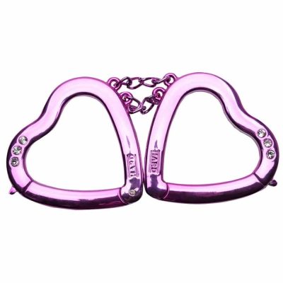 Algema de metal em formato de coração Rosa - hard 8 15133670617 ha173r 03 2