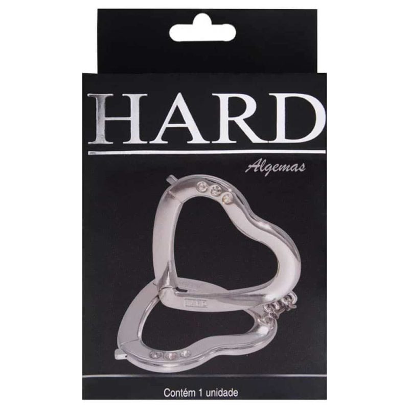 Algema de metal em formato de coração Rosa - hard - Imagem 5