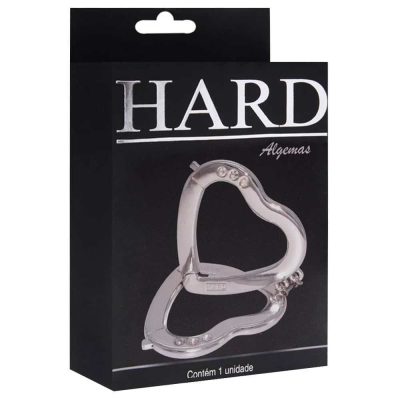 Algema de metal em formato de coração Rosa - hard 11 15133670678 ha173r 06 2