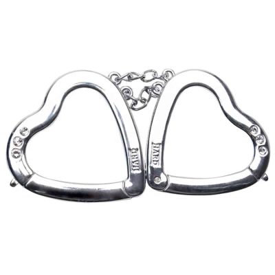Algema de metal em formato de coração Cromado - hard 9 15133673115 ha173c 03 2