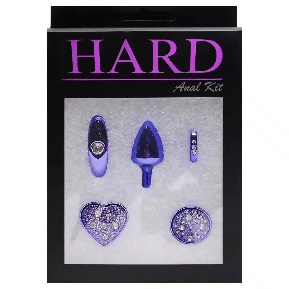 Kit Plug Anal Médio Em Metal Lilás 4x1 – Linha Hard  Imagem 8
