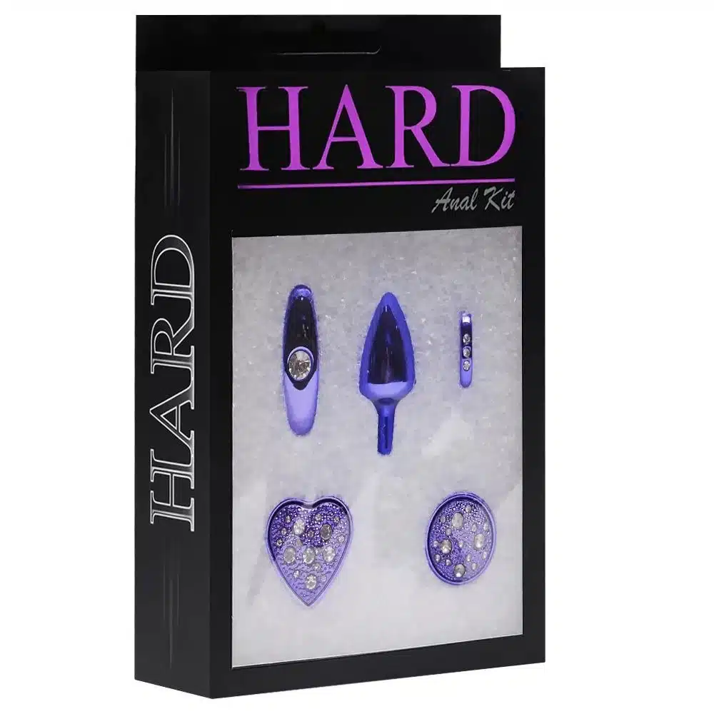 Kit Plug Anal Médio Em Metal Lilás 4x1 – Linha Hard  Imagem 9