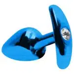 Kit Plug Anal Médio Em Metal Azul 4x1 – Linha Hard - Imagem 2