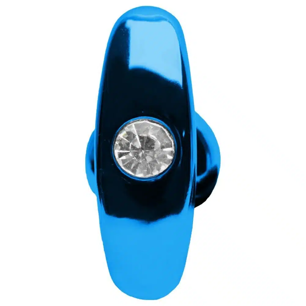Kit Plug Anal Médio Em Metal Azul 4x1 – Linha Hard  Imagem 5