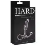 Massageador de próstata em metal com formato ergonômico e alça de segurança - 6,5 x 1,9 cm | cor: dourado - Hard - Imagem 6