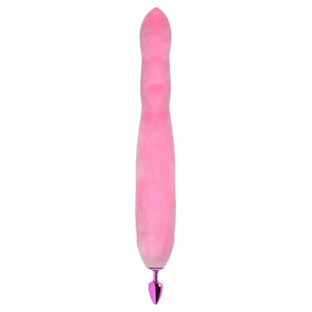 Plug Anal Com Rabo Grande Rosa  Linha Hard  Imagem 2