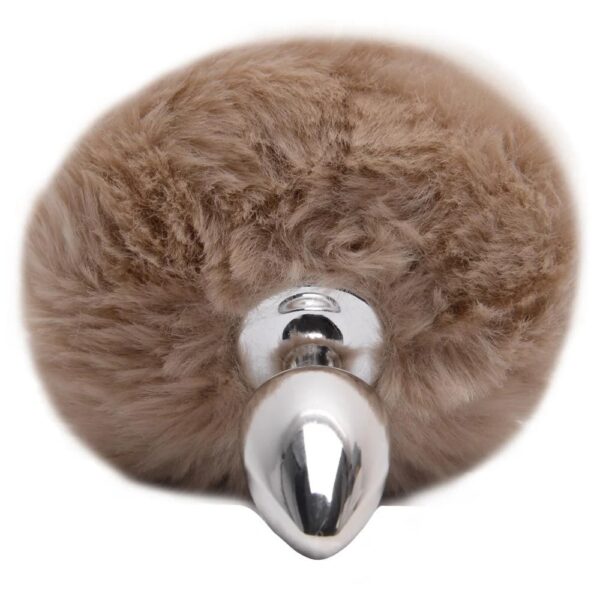 Plug De Metal Cromado Com Rabo Pompom Claro – Hard - Image 5