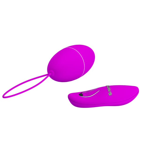 Vibrador bullet em silicone com 12 modos de vibração e controle remoto sem fio - pretty love joanne | 7,5 x 3,5 cm - Image 4