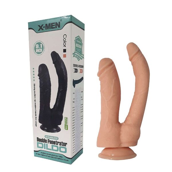 Pênis de borracha duplo - Dildo Double Penetrator - Image 2