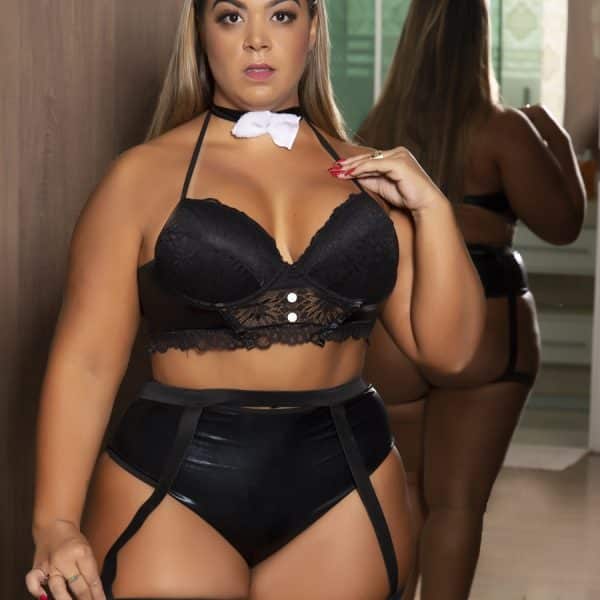 Fantasia plus size Coelhinha Anitta Completa - Garota Veneno