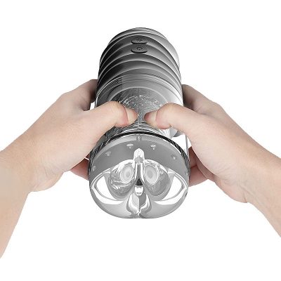 Masturbador Lanterna recarregável em Formado de Bunda 7 modos de Rotações com ventosa - Dibe 10 15143 4