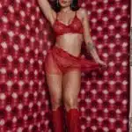 Conjunto vermelho bloom 3 peças