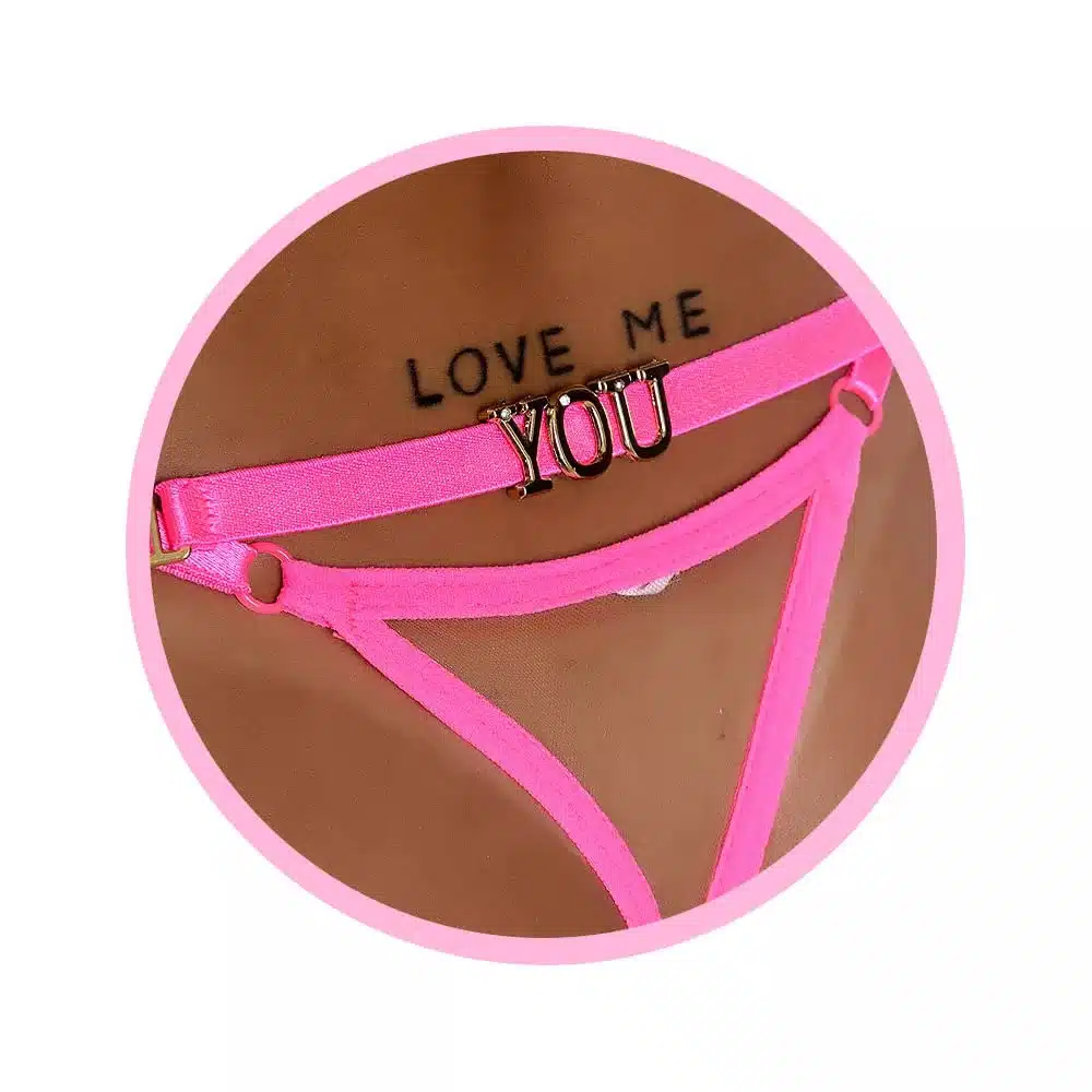 Calcinha Neon Personalizavel  Tallyta Lingerie  Imagem 5