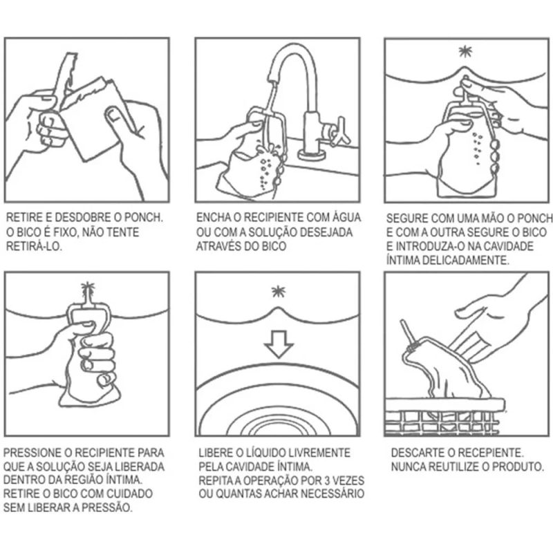 Ducha anal Higienizador íntimo descartável - Chuka fácil In M Sex Clean - Imagem 3