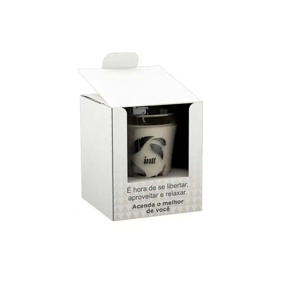 Vela para massagem allumer perfumada Baunilha 40g intt  Imagem 3