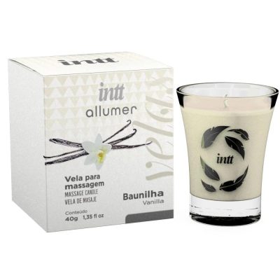 Vela para massagem allumer perfumada Baunilha 40g intt