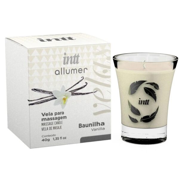 Vela para massagem allumer perfumada Baunilha 40g intt