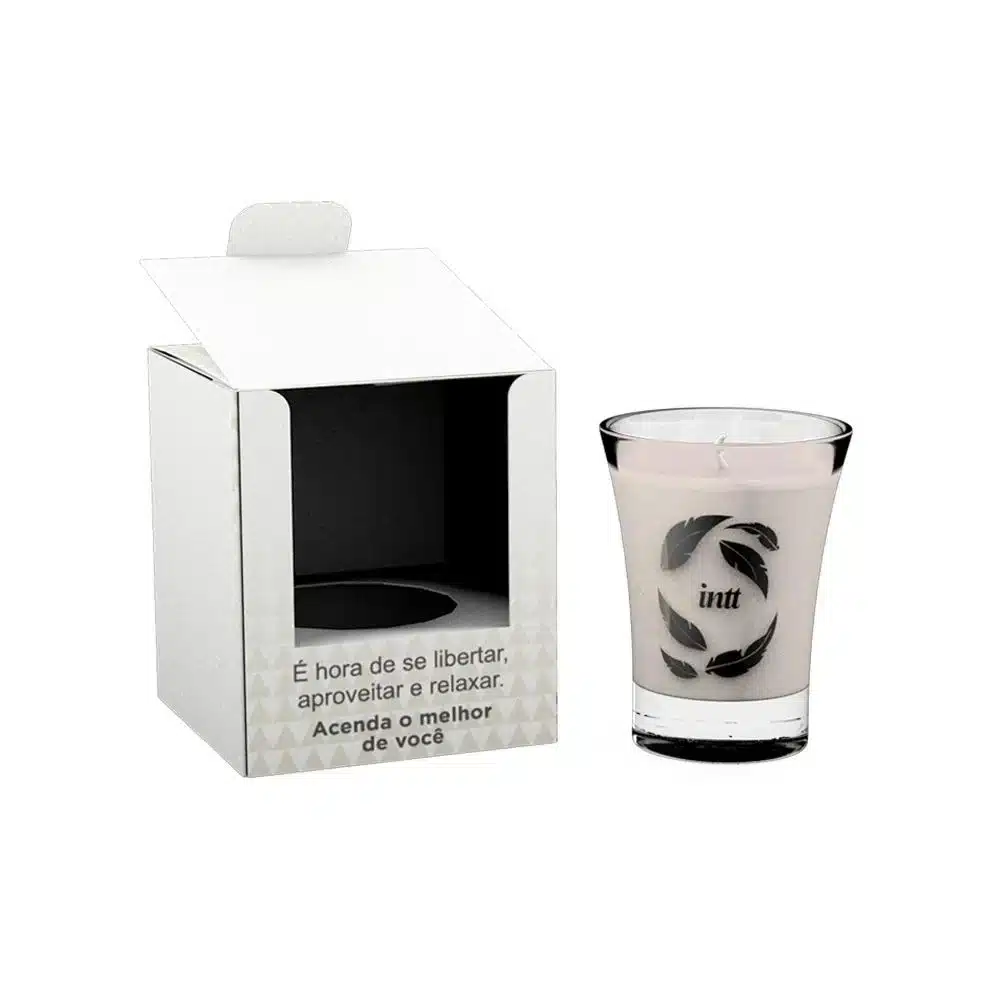 Vela para massagem allumer perfumada Baunilha 40g intt  Imagem 2