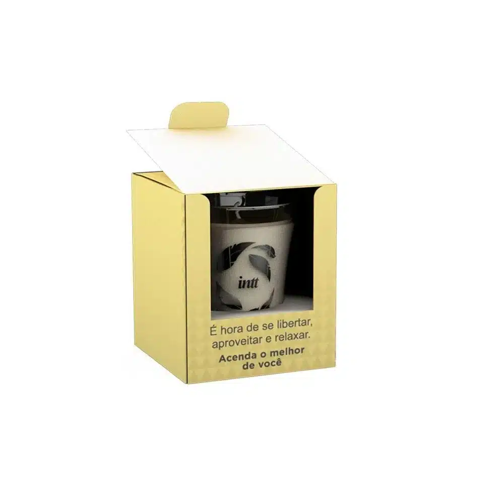 Vela para massagem allumer perfumada Jasmin 40g intt  Imagem 3