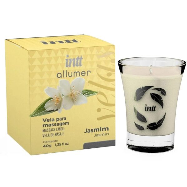 Vela para massagem allumer perfumada Jasmin 40g intt