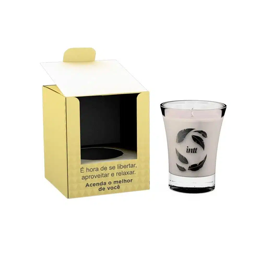 Vela para massagem allumer perfumada Jasmin 40g intt  Imagem 2