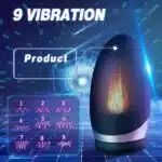 Masturbador no formato de concha com 9 modos de vibração, função aquecimento e carregamento via cabo usb - Atlanta - Imagem 12