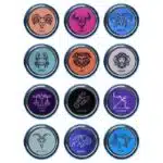 Plug de joia anal médio azul em metal com pedra - Hard signos - Imagem 2