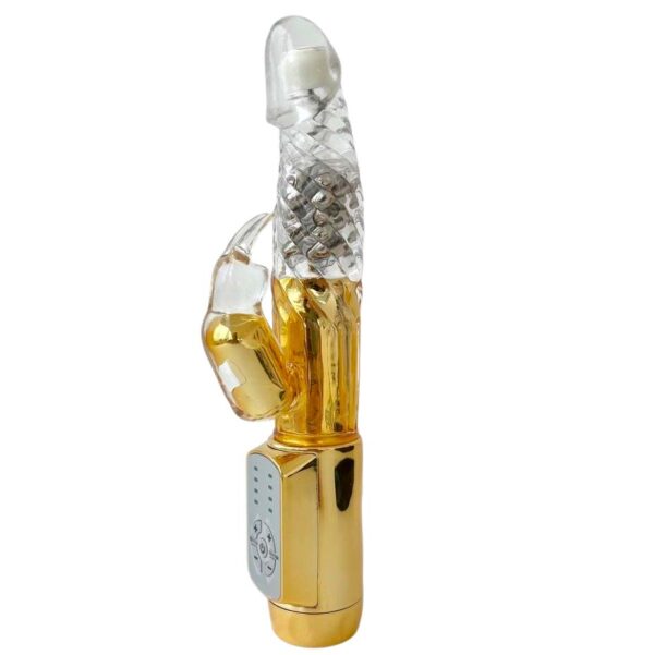 Vibrador Rotativo Gold 5 Funções de Vibração e 5 de Rotação - Image 2