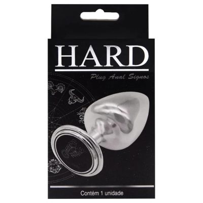 Plug M anal dourado signos em metal com pedra hard 33 15170289592 ha163d 05