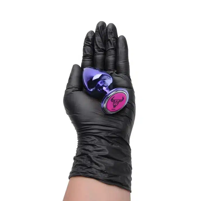 Plug anal M em metal linha signos hard  Lilás  Imagem 6