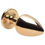 Plug anal de metal Dourado tamanho G linha signos hard - Imagem 3