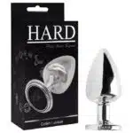 Plug anal de metal cromado tamanho G linha signos hard - Imagem 4