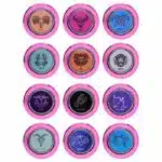 Plug anal de metal tamanho G rosa linha signos hard - Imagem 4