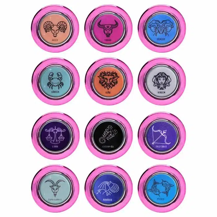 Plug anal de metal tamanho G rosa linha signos hard  Imagem 4