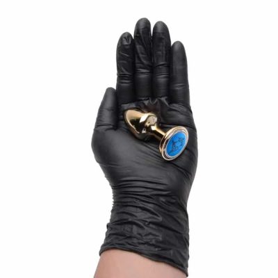 Plug Joia anal Pequeno dourado em metal com pedra - Hard signos 12 15170331492 ha162d 04