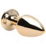 Plug Joia anal Pequeno dourado em metal com pedra - Hard signos - Imagem 6