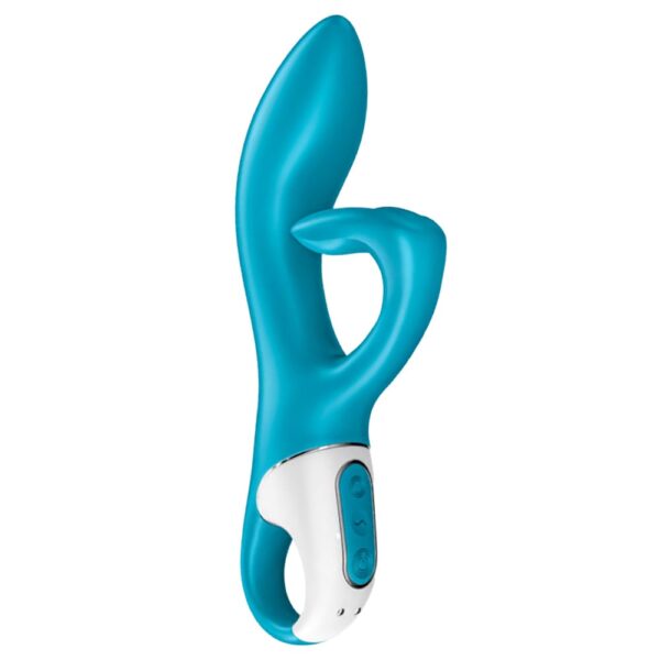 Satisfyer embrace me Azul - Vibrador estimulador de clitóris e ponto g com motor duplo, 12 modos de vibrações potentes - Image 3