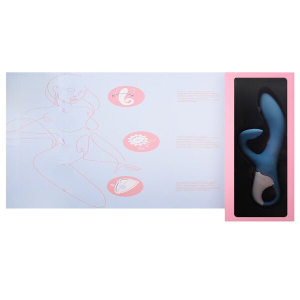 Satisfyer embrace me Azul - Vibrador estimulador de clitóris e ponto g com motor duplo, 12 modos de vibrações potentes - Image 5