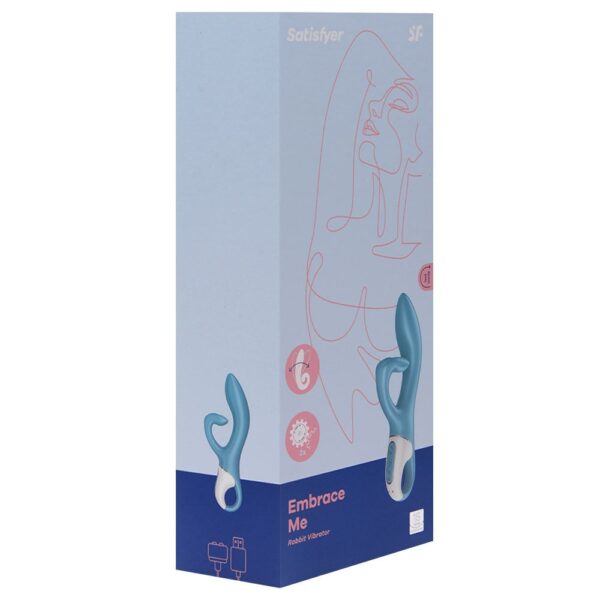 Satisfyer embrace me Azul - Vibrador estimulador de clitóris e ponto g com motor duplo, 12 modos de vibrações potentes - Image 7