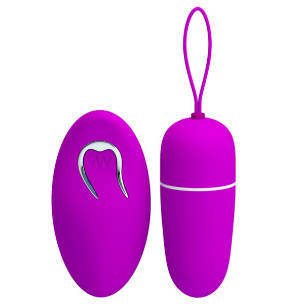 Pretty love Bradley - Vibrador bullet em soft touch com 12 funções de vibração e controle remoto - 6 x 2,5 cm - Image 3