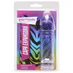 Capa Peniana Expansora Texturizada com Nódulos Massageadores Lilás 14cm – La Pimienta - Imagem 4